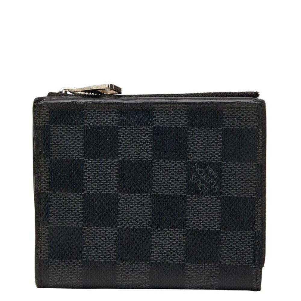 Louis Vuitton Damier Graphite Portefeuille Smart Bifold Wallet Black